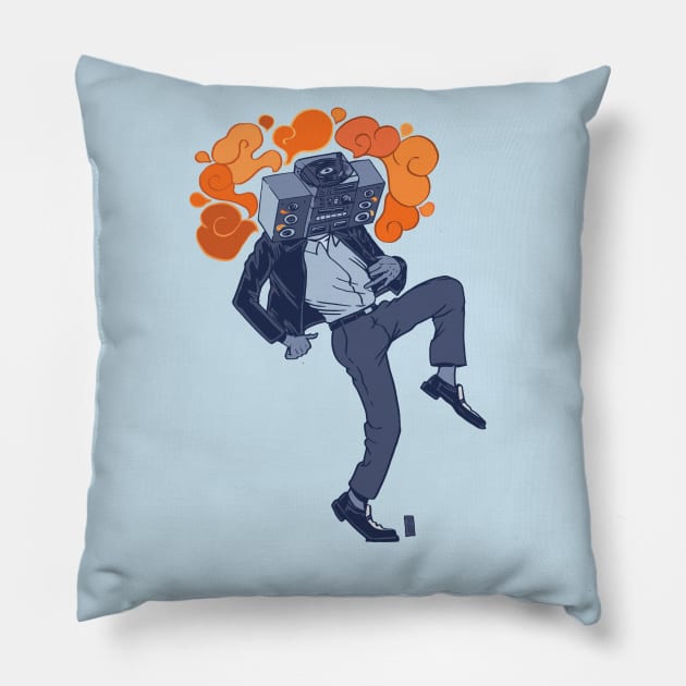 That Old School Music Pillow by Thomcat23