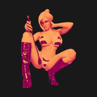 Sexy Blonde Kinky Dominatrix T-Shirt