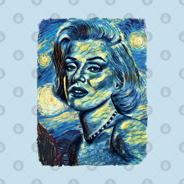 Discover Marilyn Monroe Van Gogh Style - Marilyn Monroe - T-Shirt