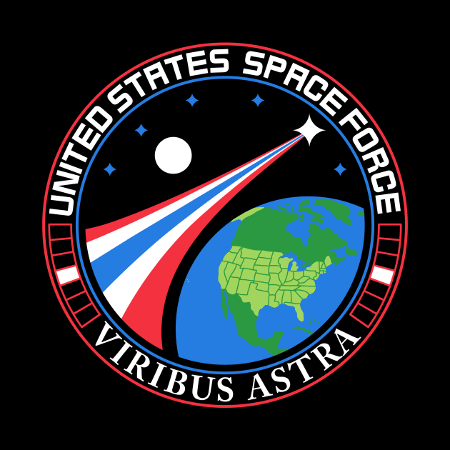 United States Space Force tshirt by Natural 20 Shirts