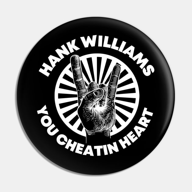 Hank Williams Pin by KolekFANART