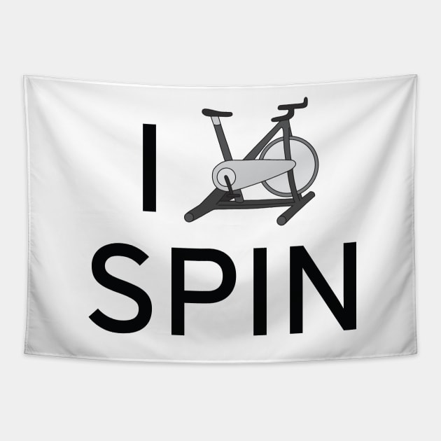 I Love Spin Tapestry by murialbezanson