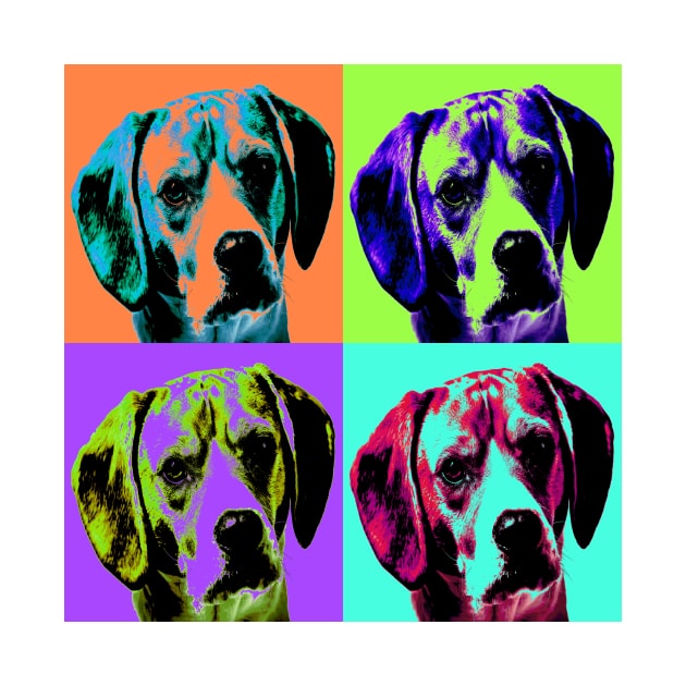 Beagle Pop Art Design by Naves