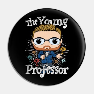 Young Professor Blue Pin