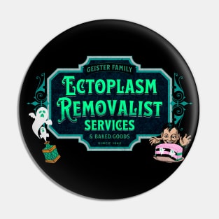 Geister Family Ectoplasm Removalist Services Pin