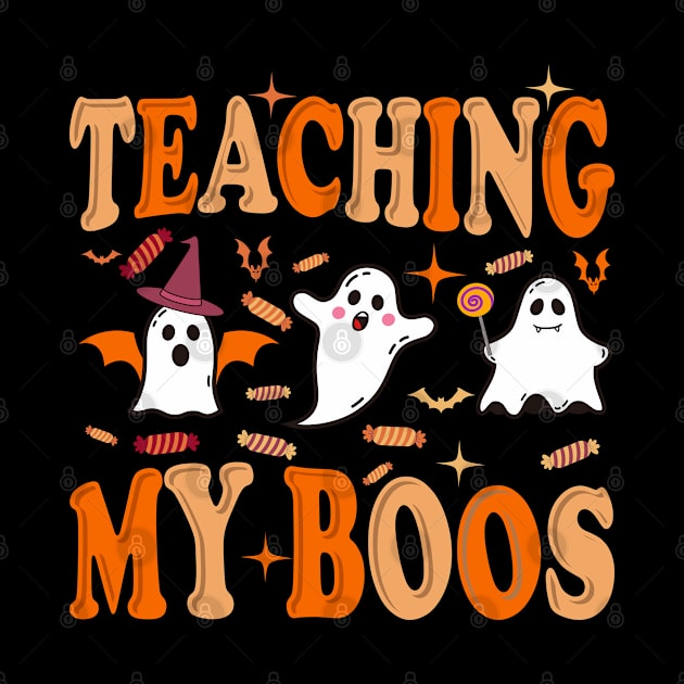 ghost boo halloween teaching my boos halloween costume idea for Teacher Student by greatnessprint