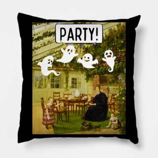 GHOST TEA PARTY - Halloween Funny | Halloween Costume | Happy Halloween |  Cute Spooky Halloween Pillow