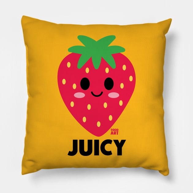 JUICY Pillow by toddgoldmanart