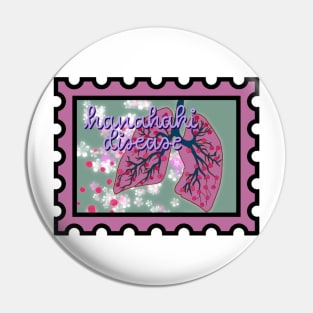 Hanahaki Disease Postage Stamp Pin