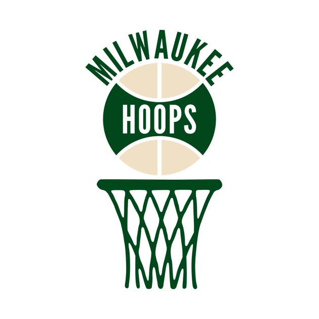 Retro Milwaukee Hoops Logo by Double-Double Designs