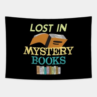 Lost in Mystery Books Tapestry