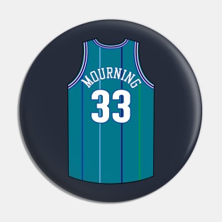 Alonzo Mourning Charlotte Jersey Qiangy Pin