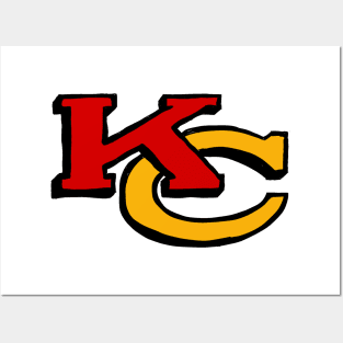 Kansas City Chiefs Sports Poster, Kansas City Chiefs Artwork, Chiefs i –  McQDesign