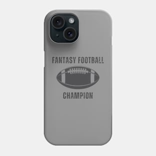 Fantasy Football Champion Design Phone Case