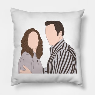 Ed and Lorraine Warren Pillow