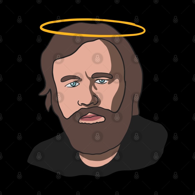 Slavoj Zizek With A Halo (Angel) by isstgeschichte