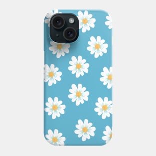 White flowers spring and summer vibe Phone Case