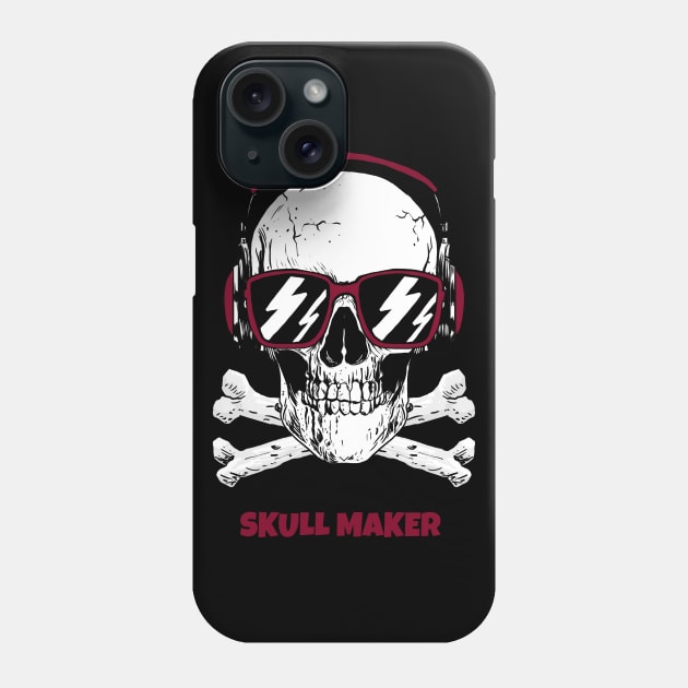 SKULL MAKER Phone Case by TheAwesomeShop