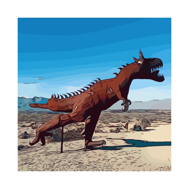 Anza Borrego State Park Dinosaur by WelshDesigns