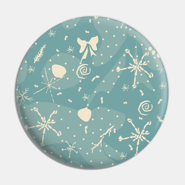 Winter Pattern Pin by Kristina Stellar Scandinavian Land