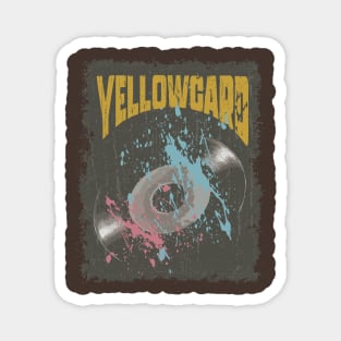 Yellowcard Vintage Vynil Magnet