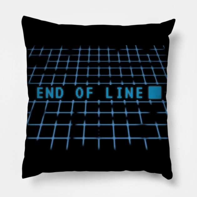 End of Line GRID Pillow by PopCultureShirts