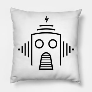 Minimal Caravan Palace Robot Pillow