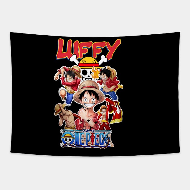 Luffy One Piece Tapestry by WzaelArt