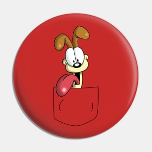 Long tongue dog Pin