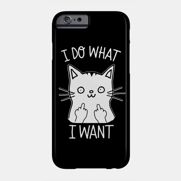 Cat Flipping Off Shirt I Do What I Want Cat Flipping Off