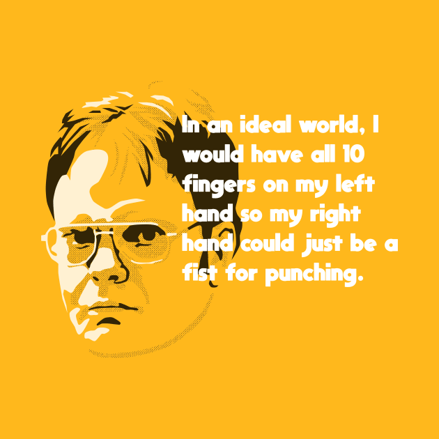 Dwight's Fist for Punching by BluPenguin