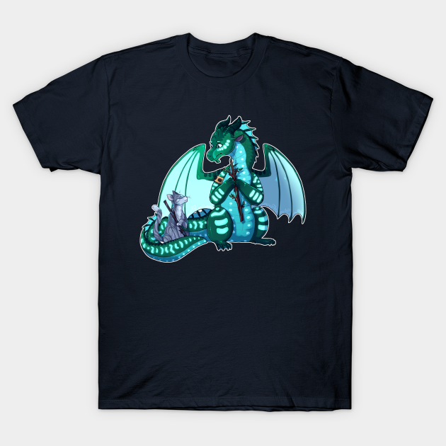 Wings of Fire & Warriors - Turtle and Jayfeather - Stick Bois - Wings Of Fire - T-Shirt