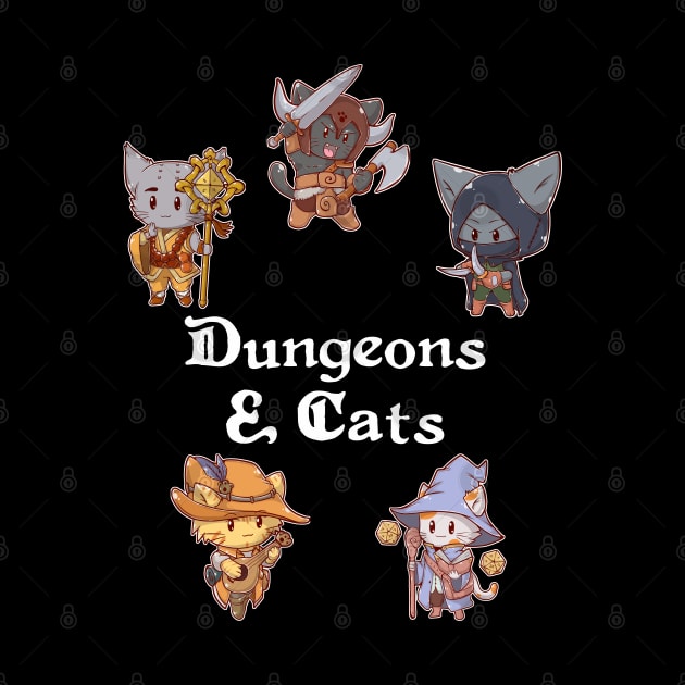 Dungeons& Cats 5 Player Party by MimicGaming