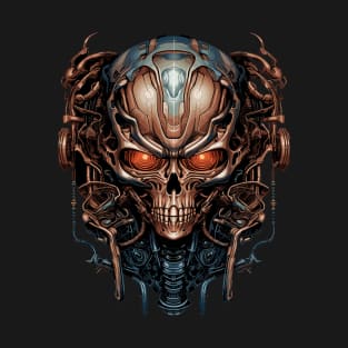 Alien BioMechanical Skull T-Shirt