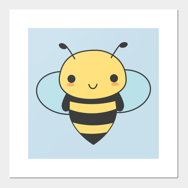 Cute Kawaii Bee T Shirt Bee Posters And Art Prints Teepublic