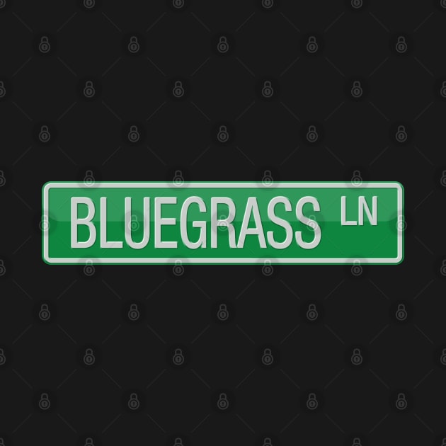 Bluegrass Lane Street Sign by reapolo