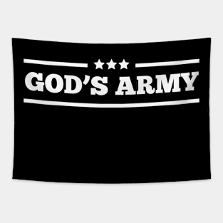 GOD'S ARMY Tapestry