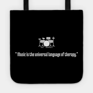 Music is the universal language. Happy Music Therapy Day! Tote