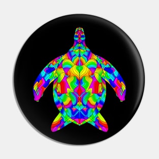 RIANBOW TURTLE Pin