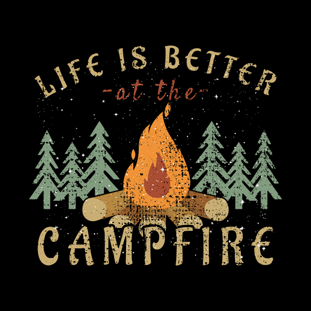 Camping - Life Is Better By The Campfire by Shiva121