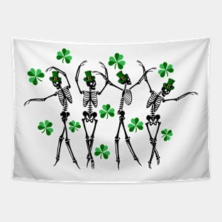 Shamrock skellies Tapestry