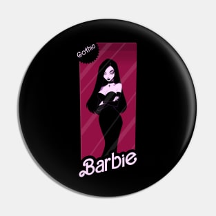 Gothic Barbie Pin