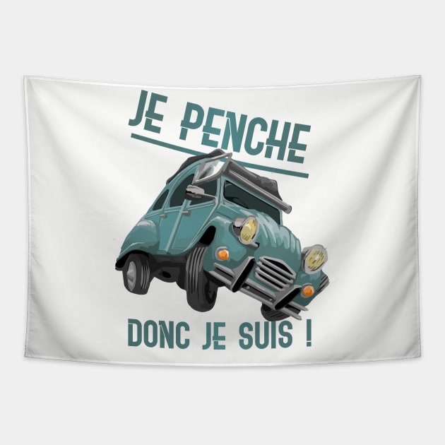 2cv Penche Tapestry by RomoneGrafik