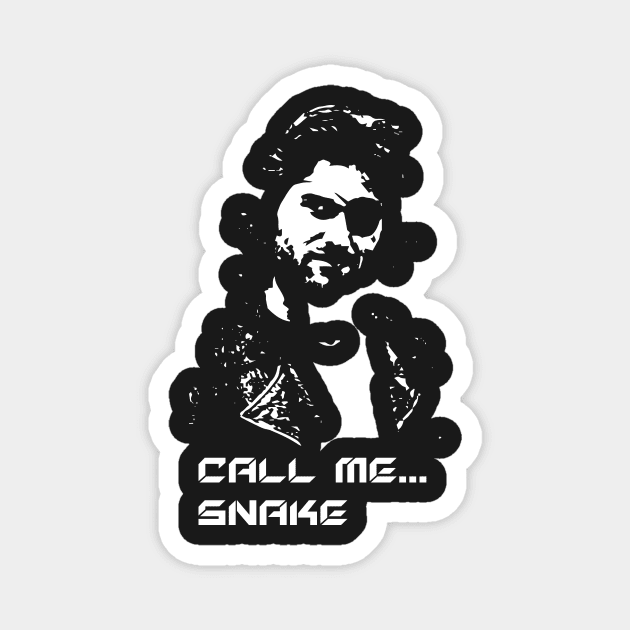 call me snake... Magnet by horrorshirt