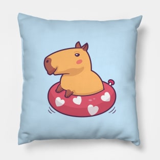 Capybara Floatie Pillow