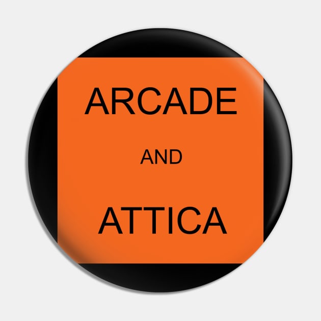 The Arcade & Attica Railroad Pin by Railway Tees For All