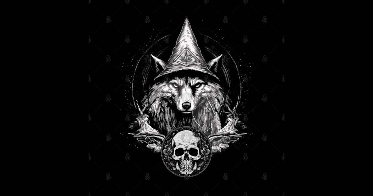 The Witch Wolf - Wolf - Posters and Art Prints | TeePublic