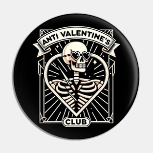 Anti Valentine’s Club - Art Deco Aesthetics Pin