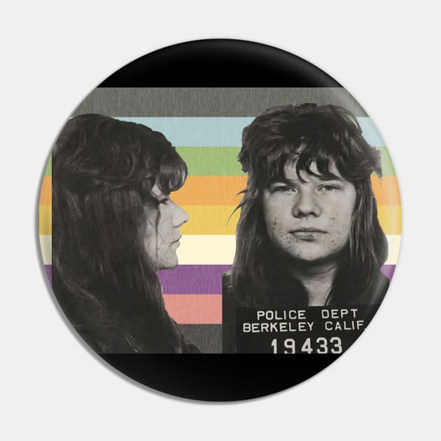 Celebrity Mug Shot: Janis Joplin Edition Pin by Xanaduriffic