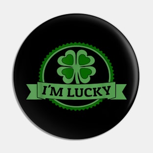 I'm Lucky Shamrock Pin